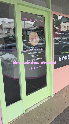 New window decals!