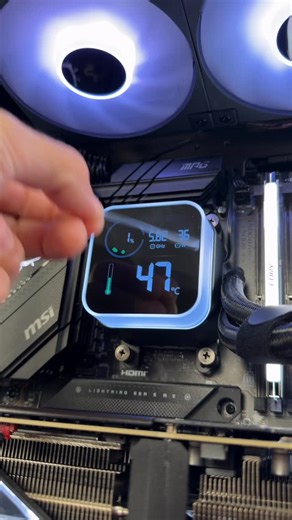 𝗣𝗖 𝗖𝗿𝗮𝘇𝘆 𝗗𝗮𝗿𝗶𝗼 (𝗧𝗘𝗖𝗛 𝗥𝗘𝗩𝗜𝗘𝗪𝗦) on Instagram: "Watch this one until the end! Unboxing, installtion, cable management and cherry on top… Peel! This is @deepcool.uk LQ360 AIO with digital screen inside @deepcoolofficial CH690 DIGITAL. If you want to know more about performance, design, installation process and all the necessary details, check out my latest video on my channel. ••••••••••••••••••••••••••••••••••••••••••••••• Follow me on @pc.crazy for more content! ••••••••••••