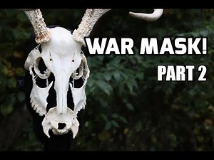Deer Skull War Mask (Native American Inspired)! Part 2