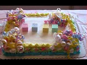 DIY easy baby shower cake ideas