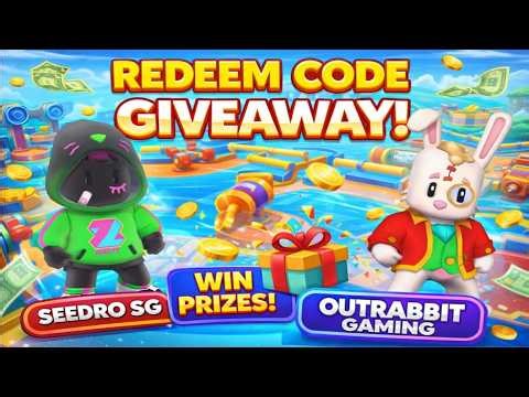 🔴 Stumble guys live🔥 RS 20 Ruppees Redem and rs 10 code │FTW -5 │GIVEAWAY BY OUTRABBIT GAMING