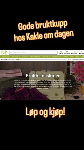 Er du BabyLock- eller Janome-fantast? Nå har vi et stort utvalg av virkelig gode brukte maskiner inne. Både symaskiner, overlocker og covere. Maskinene er innbyttemaskiner som folk har byttet inn til fordel for en ny maskin. Vi har selvsagt tatt service på dem, supplert med manglende deler og sørget for at de er i plettløs stand. Så her er det mulig å skaffe seg en skikkelig god maskin til en skikkelig god pris. Innbytteordningen gir deg en rimelig og bærekraftig mulighet. Sjekk det ut! #innbytt