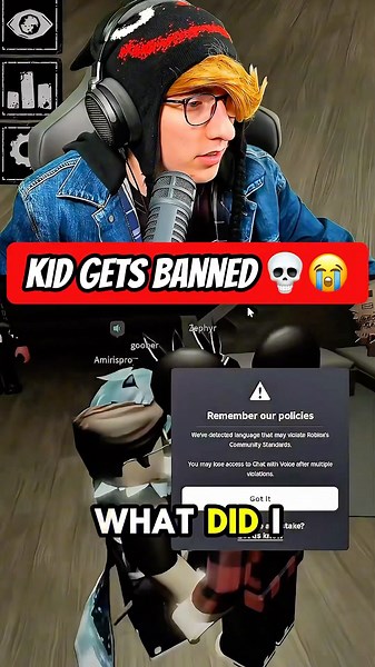 kid gets banned on roblox 💀😭