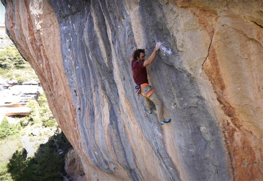 Chris Sharma Climbing Sleeping Lion - Gripped Magazine