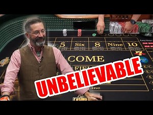 🔥UNBELIEVABLE END🔥 30 Roll Craps Challenge - WIN BIG or BUST #494