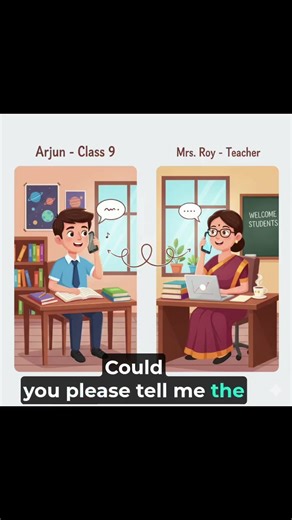 📞 Student and Teacher Phone Conversation in English | Easy English Dialogue Practice#englishshorts#