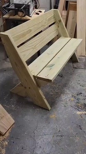 Diy Outdoor Bench! #diywoodwork #diywoodprojects #diywoodworking #diyfurniture #diybench #bench #outdoorfurniture #diyoutdoorproject #handmade #woodtokfam #woodtokfam #woodtokgirls #easywoodworking #woodproject #beginnerwoodworking #beginnerwoodwork #diypatiofurniture #patiofurniture #diychair #outdoorseating #bonfire #bonfirenight #bonfireseason