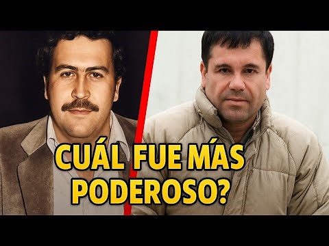 Cuál fue el narcotraficante más PODEROSOS [ PABLO ESCOBAR O el CHAPO GUZMÁN]