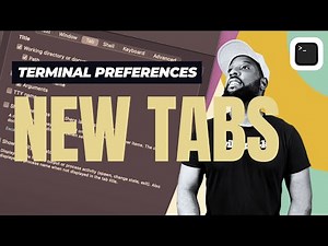 How to use Tab Preferences in the macOS terminal