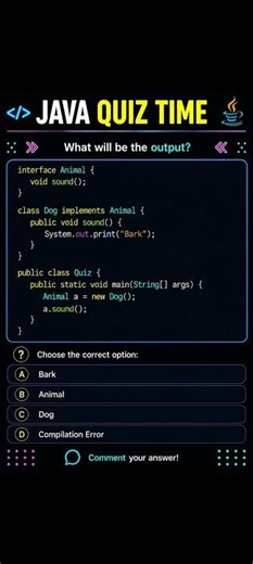 Java Quiz Challenge 🔥 Can You Predict the Output?