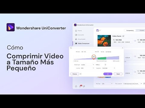 Cómo comprimir video sin perder calidad | UniConverter 13 Windows