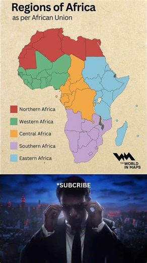 🌍 Regional Division of Africa — Complete Geographic Breakdown