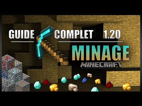 Le guide ULTIME sur le MINAGE en 1.20 sur Minecraft en SURVIE ! [Minage optimisé, minerais, ...]