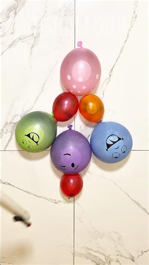 Crazy Funny ASMR Water Balloon Popping #asmr #satisfying #short