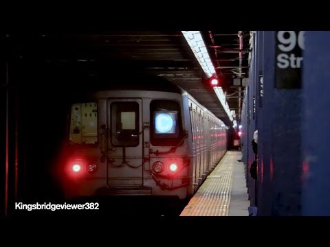 MTA New York City Subway: The R46 C Train to Euclid Avenue at the 96th Street Station.
