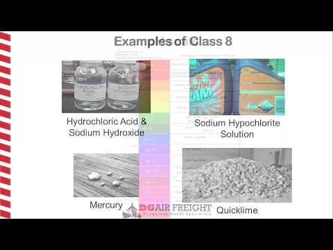 Dangerous Goods Class 8 - Corrosives