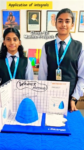 Class 12 Maths Project | Integration Working Model | Maths Project Calculus #ytshorts #maths #shorts