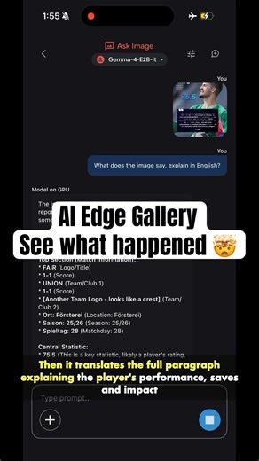 Google's Offline AI Can Read & Translate Images — No WiFi Needed | AI Edge Gallery 2026 #shorts #ai