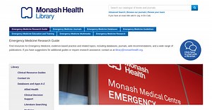 Clinical Guides: Emergency Medicine Resource Guide: Online CPD