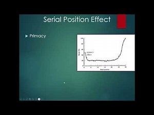 Ch 6 4 Serial position effect