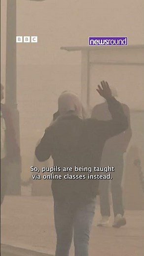 🌫️ Delhi Schools Go Online as Toxic Air Pollution Hits Dangerous Levels | Newsround