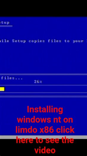 installing windows nt on limdo x86 #windows #operatingsystem