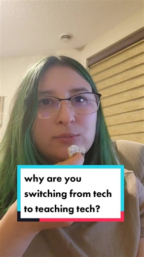 so I'm switching jobs from working in tech to teaching web design at a college in Canada #womenintech #techlife #tech2022 #codingroses #learncoding #techgirls #dev #devlife