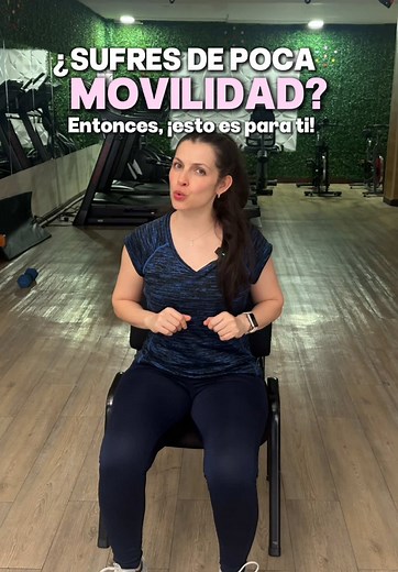 Ejercicios en silla para tercera edad y poca movilidad