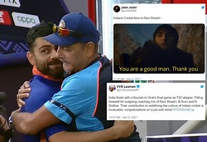 "End Of Great Era Of Indian Cricket" - Twitterati pays tribute to Ravi Shastri and co for their contribution to Team India in the past few years