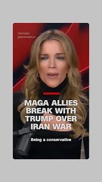 MAGA allies break with Trump over Iran war