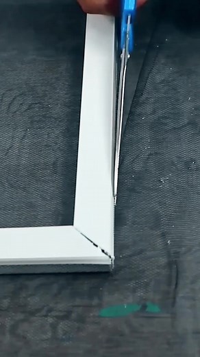 Say goodbye to insects with this DIY window screen! 💯 #diy #learnontiktok #fyp #hack