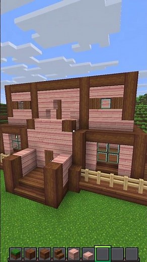 Survival Rustic House in Minecraft Part 01..............