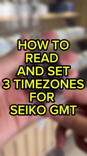 Setting Up Seiko GMT Pilot's Watch for 3 Timezones