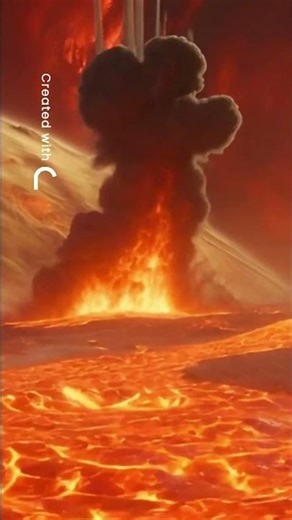 Epic Volcano Eruption & Fiery Lava Landscape!