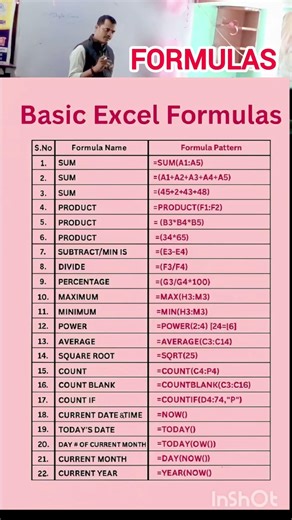 #formula #excel #msexceltutorial #excelshorts #viralreel #dca #pgdca #shortcutkeys #cpct_old_paper