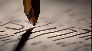 Writing tools are equipment used to write or inscribe marks or shapes on a surface Stock Video