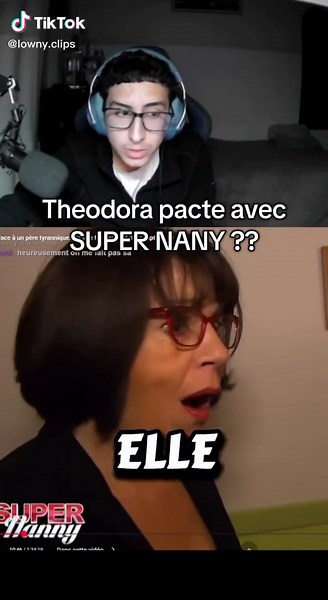 lowny_twitch sur TWITCH | SUPER NANY PACTE AVEC THEODORA | #humour #clips #pourtoi #drole