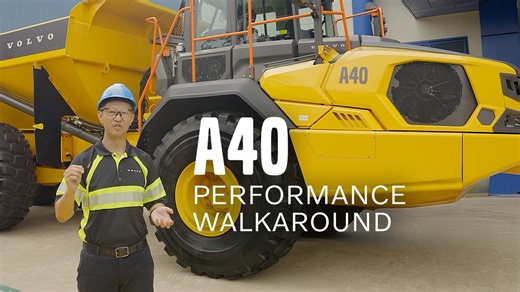 The New Generation Volvo A40 is designed for confident hauling in demanding conditions. Join Luciano, Head of Product Marketing, Region Asia, as he talks through the performance-focused features. ▶️ Watch the performance walkaround! #VolvoCE #ArticulatedHauler #DumpTruck | Volvo Construction Equipment Asia