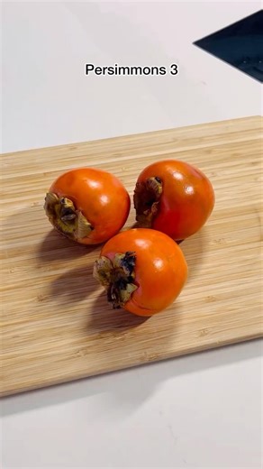 Viral 2-Ingredient Persimmon Dessert #shorts