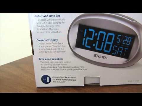 Review of the Sharp SPC079 Automatic Time Set Alarm Clock