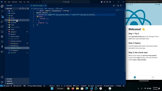 React Native Expo 中使用 Tailwind CSS 轻松实现样式设计