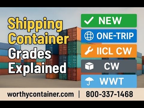 Grades of shipping Containers Worthy Container