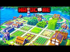 I Created 20 BUILDS in 20 DAYS in Minecraft Hardcore