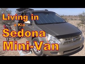 Van Tour of Nomad Living in a Kia Sedona Minivan