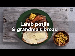 The Lazy Makoti’s lamb potjie and potbread