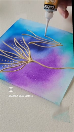 Painting on silk - flowers #silkpainting #painting #fabricpainting #textile #artreels #art #creative