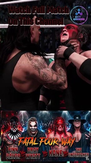 UNDERTAKER VS FIEND BRAY WYATT VS KANE VS FINN BALOR #wwe #wwe2k26 #wwe2k26gameplay #kane #shorts