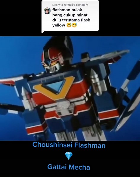 Choushinsei Flashman Gattai Mecha - Super Sentai Robots