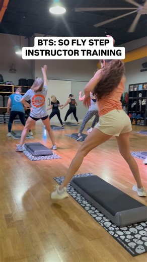 FLY DANCE FITNESS ®️ on Instagram: "Training week was fire. 🎉 Our Knoxville and San Antonio franchisees and instructors flew to Sarasota for an intense 4 days of training in our various Fly Dance Fitness formats: Throw Down, Sculpt Weights, Sculpt Circuits and So Fly Step (seen here!) They soaked in every moment and immersed themselves in our studio culture. What an incredible group of powerful women to lead the way in their communities. So Fly Step is offered at our franchise locations and onl