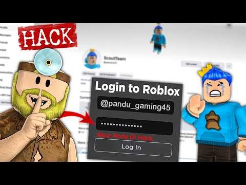 I WAS HACKED BY PAK UNAT FOR THE FIRST TIME PANDU GAMING AND I LOST 100,000 ROBUX IN ROBLOX!!